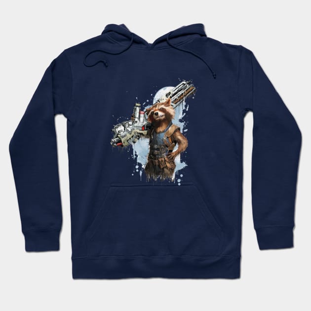 Rocket Racoon - Guardians of the Galaxy Hoodie by purplegirl98